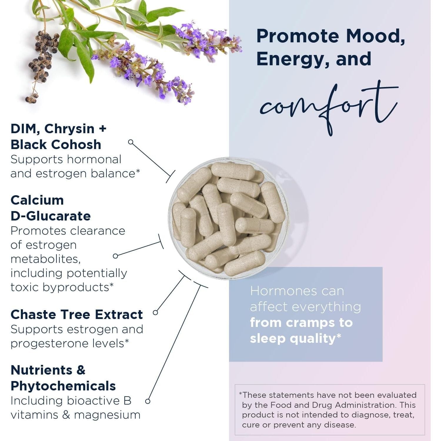 Designs for Health FemGuard + Balance – 120 Capsules | Hormonal Balance, Estrogen Support & Mood Regulation