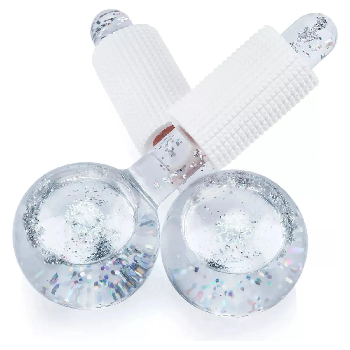 Facial Cooling Globes | Crystal Roller Balls for Soothing Face & Eye Massage - Glam Global UK