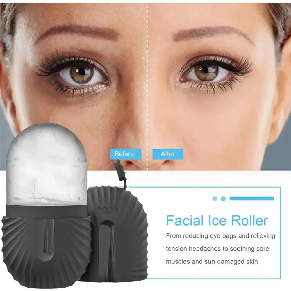 Facial Ice Cube Mold Silicone - Glam Global UK