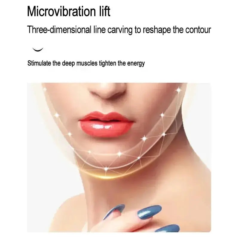 Facial Lifting Device with LED Photon Therapy - Glam Global UK