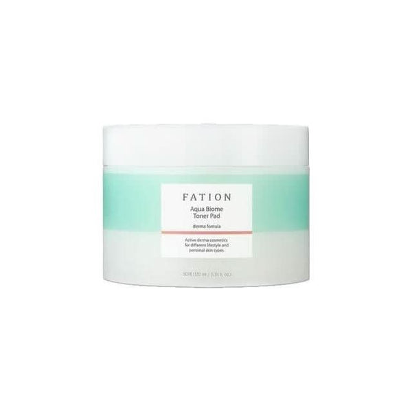 FATION Aqua Biome Toner Pad – 170ml (80 Pads) | Exfoliate, Hydrate & Soothe - Glam Global UKFATION