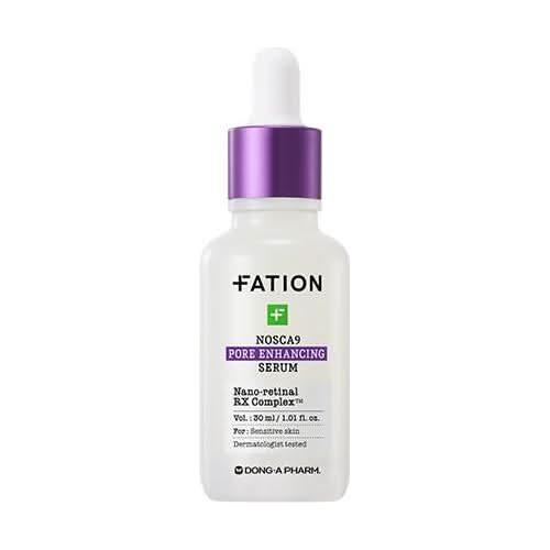FATION Nosca9 Pore Enhancing Serum – 30ml | Tighten Pores, Soothe & Boost Collagen - Glam Global UKFATION