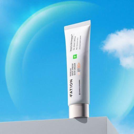 FATION Nosca9 Spot Proof Sun Cream 50ml / SPF50+ PA++++ - Glam Global UKFATION