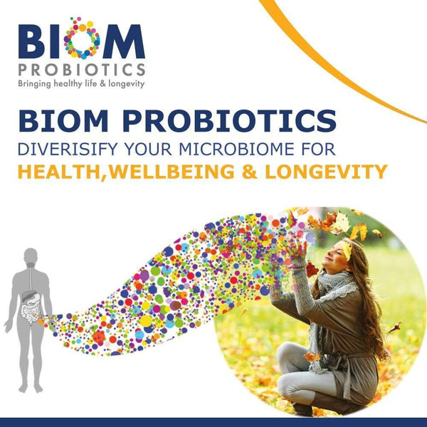 Biom Probiotics Feminine Support – 30 Veggie Capsules | Gut & Vaginal Microbiome Balance