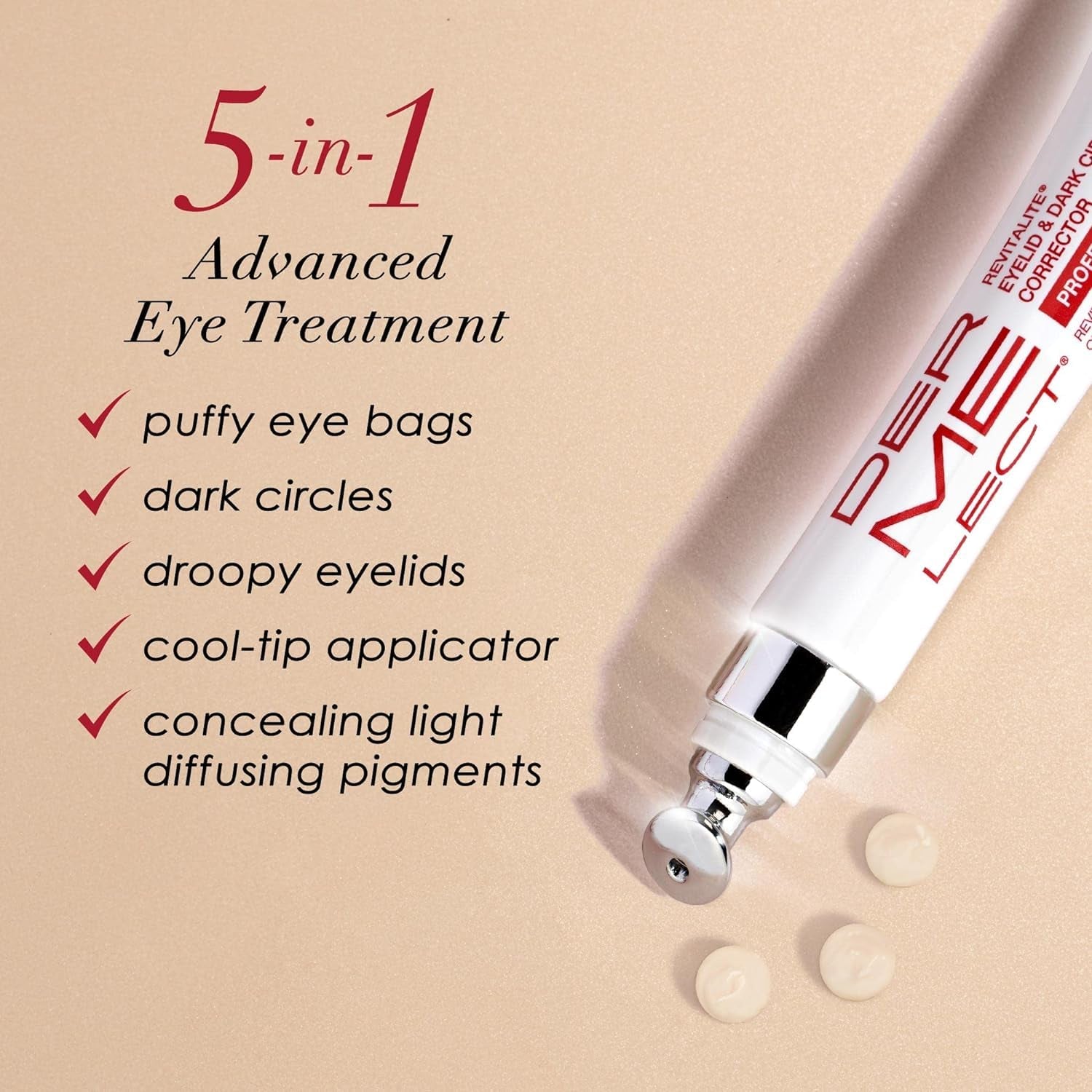 Dermelect Cosmeceuticals Revitalite Eyelid & Dark Circle Corrector – 15ml | Brightening & Firming Eye Cream