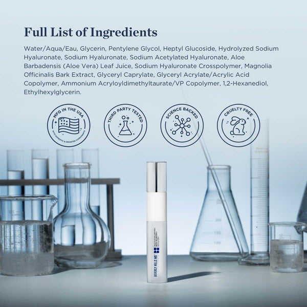 Beverly Hills MD Multi-Hyaluronic Acid Plumping Booster™ – 30ml | Deep Hydration, Firmness & Instant Plump Effect