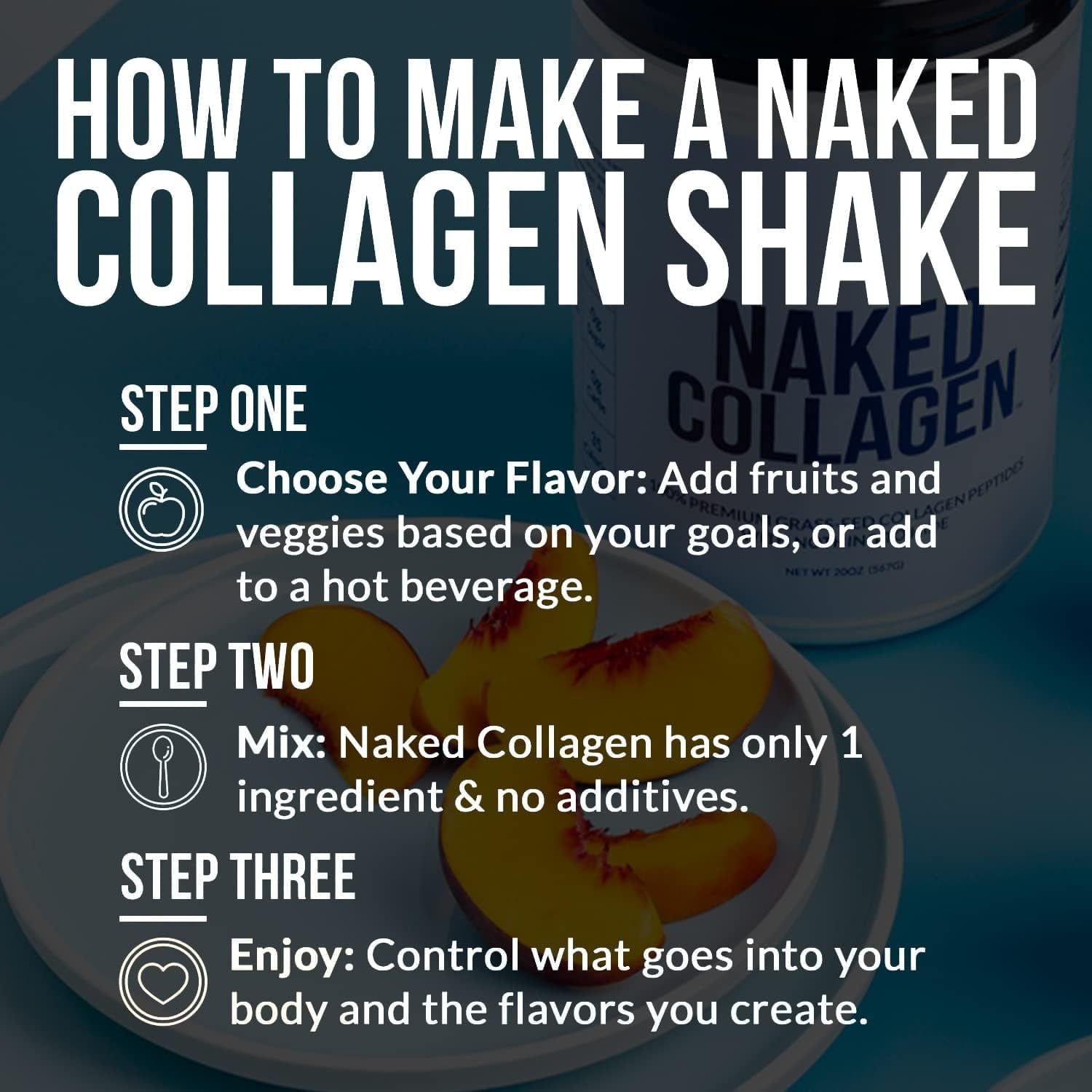 Naked Nutrition Naked Collagen Peptides – 567g | Pure Hydrolyzed Collagen for Skin, Hair, Joints & Workout Recovery