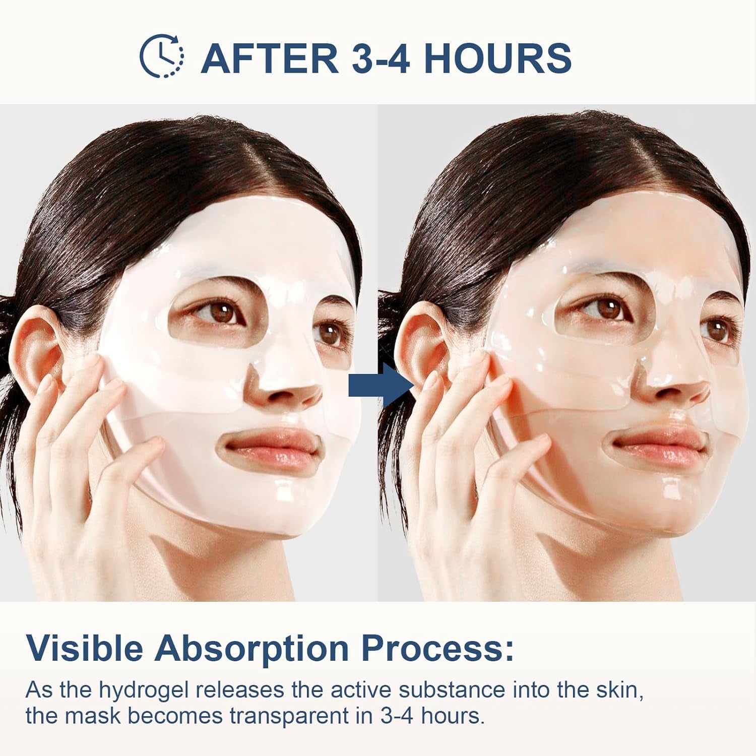 AVJONE Deep Collagen Power Boosting Mask – 35g x 4 Sheets | Overnight Anti-Aging & Firming Hydrogel Mask