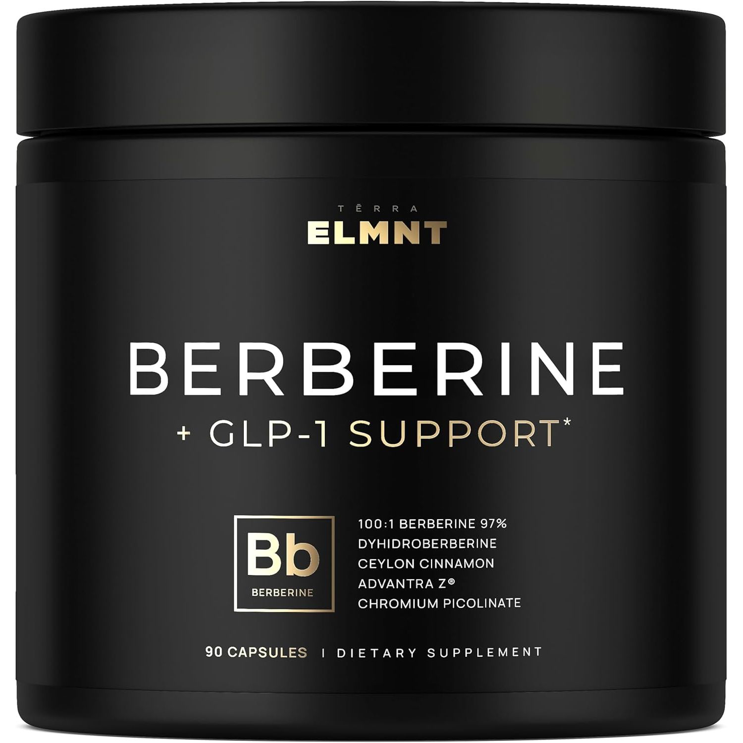 TERRA ELMNT Berberine GLP-1 Support - 90 Capsules
