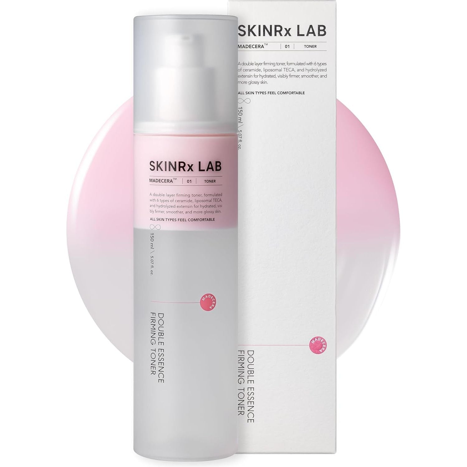 BEISIKS SKINRxLAB MadeCera Double Essence Firming Toner – 150ml | Dual-Layer Hydration & Elasticity Boost
