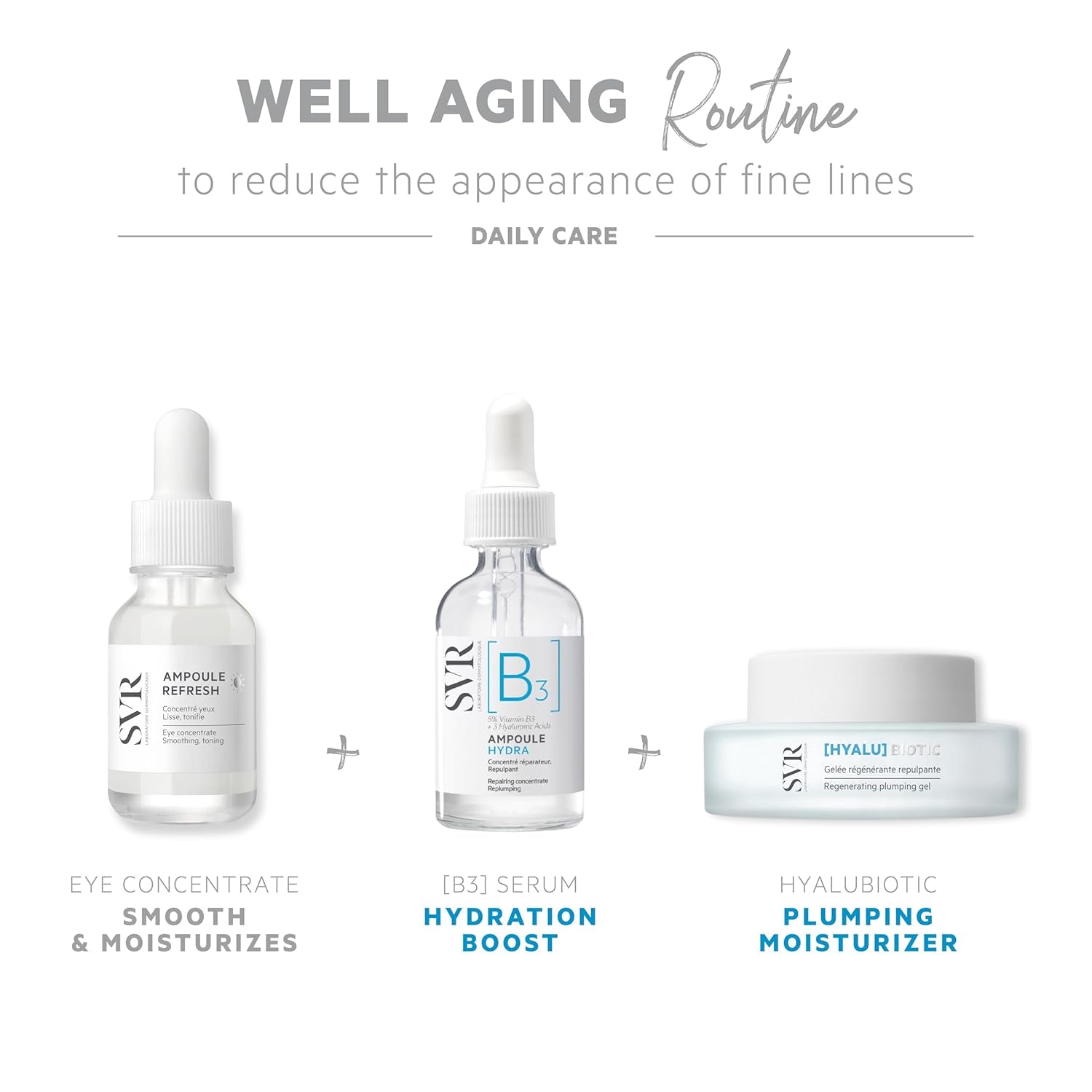 SVR [B3] Ampoule Hydra – 30ml | 5% Niacinamide + 3 Hyaluronic Acids for Intense Hydration & Skin Barrier Repair