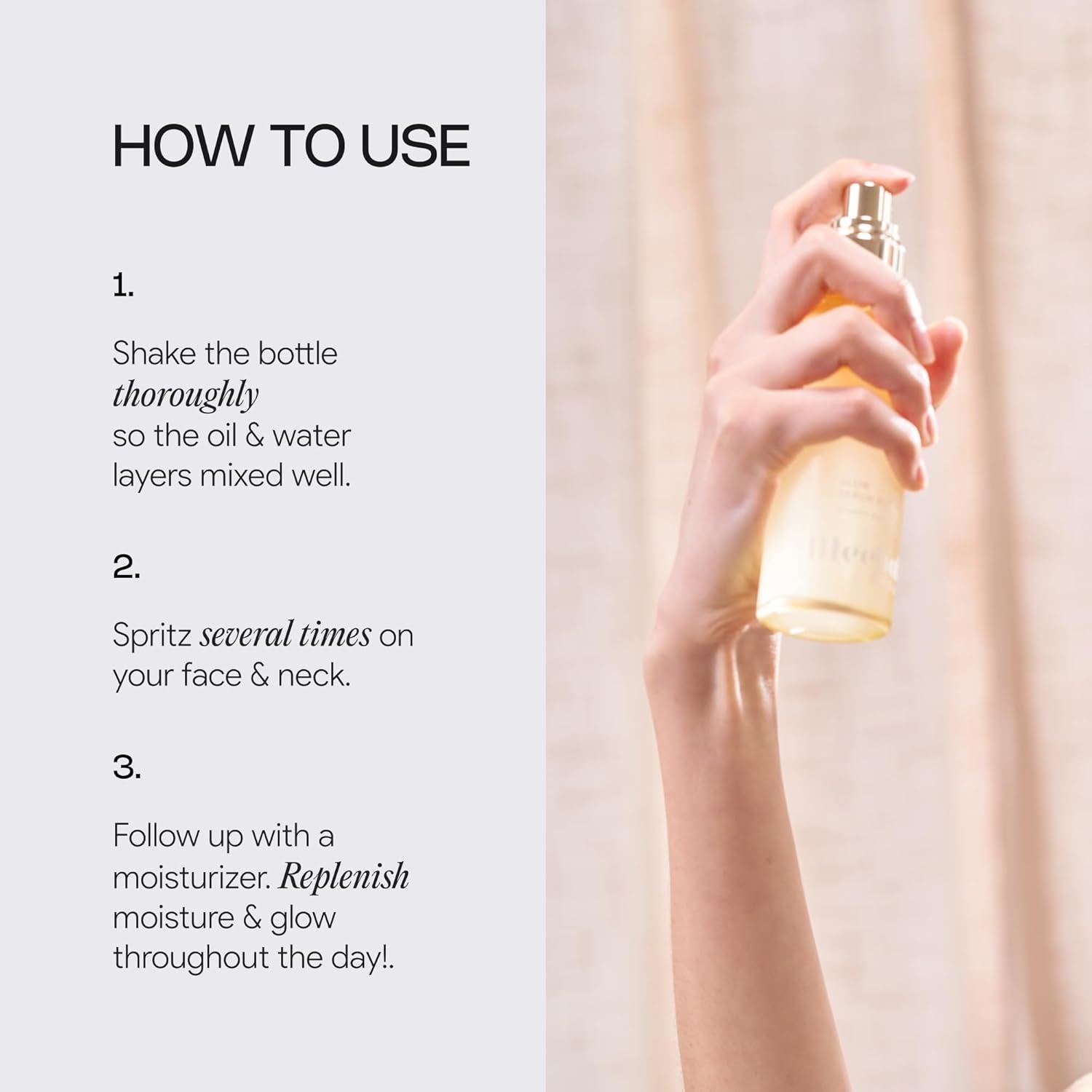 Meebak Glow Serum Mist – 100ml | Instant Hydration & Radiance Boost