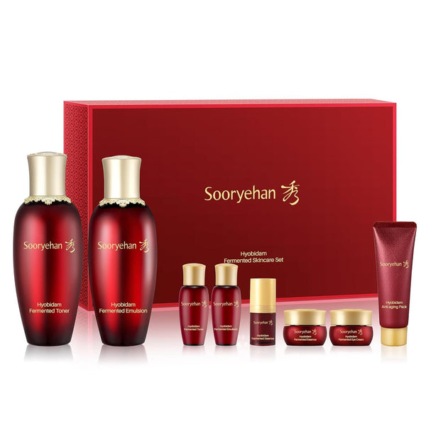 Sooryehan Hyobidam Fermented Skincare Set | Complete Anti-Aging Korean Skincare Collection