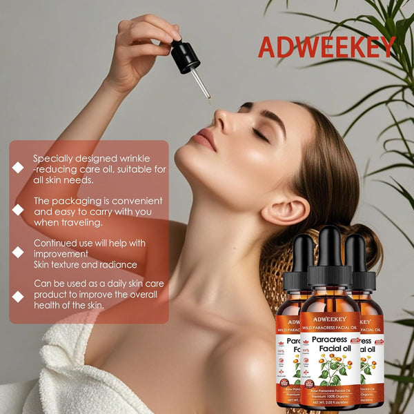 Adweekey Wild Paracress Facial Oil – 60ml | Organic Anti-Aging & Brightening Botanical Elixir