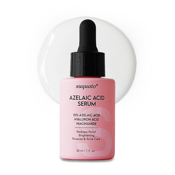 Suquato 10% Azelaic Acid Serum – 30ml | Redness-Relief & Brightening Serum for Clear, Even Skin