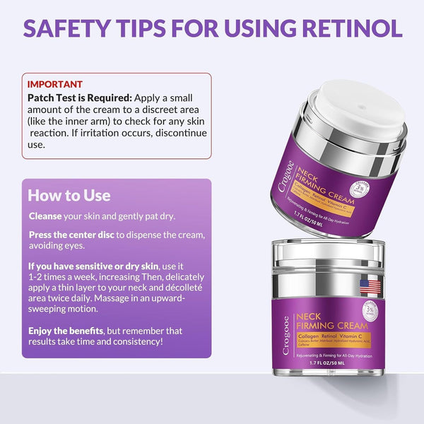 YTDB Neck Firming Cream – 50ml | Advanced Retinol & Collagen Tightening Formula