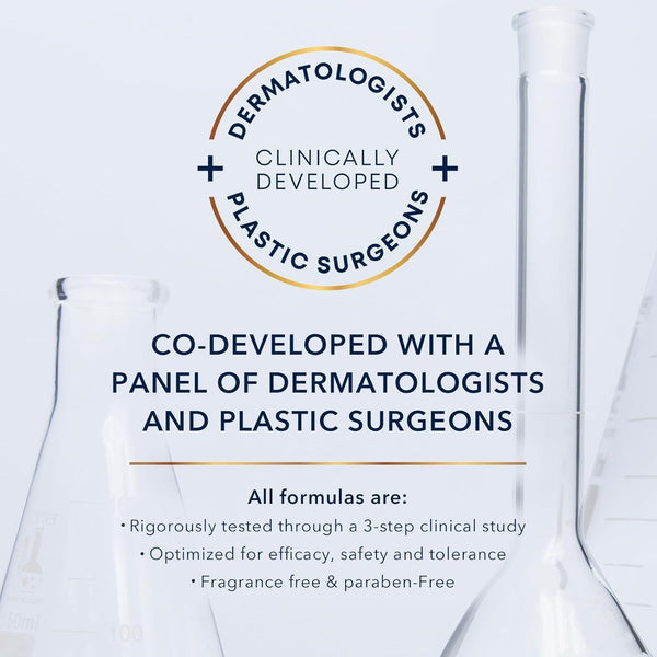 RoC + Derm Correxion Dual Eye Cream + Advanced Retinol + Peptides – 2 x 10ml | 2-in-1 Eye Lift System for Upper Lids & Under Eyes