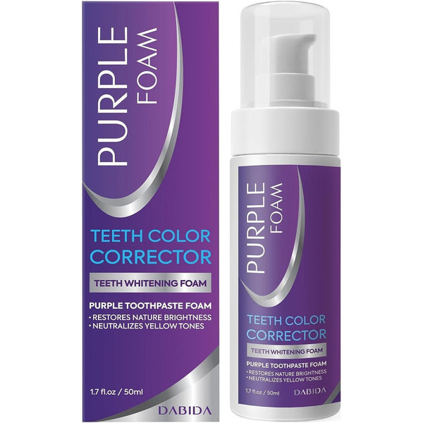 Purple Toothpaste for Teeth Whitening, Purple Teeth Whitening, V34 Colour Corrector Serum, Purple Toothpaste, Color Corrector Purple Toothpaste, Purple Teeth Whitening Toothpaste