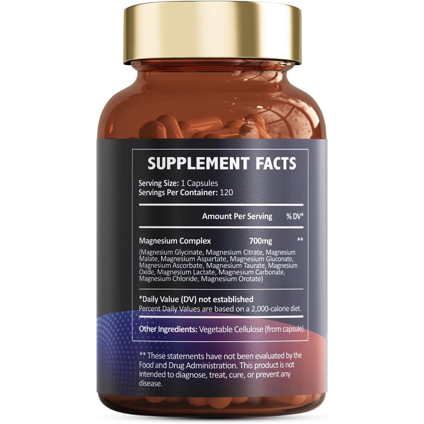 Totaria Magnesium 12 in 1 Complex - 120 Vegan Capsules