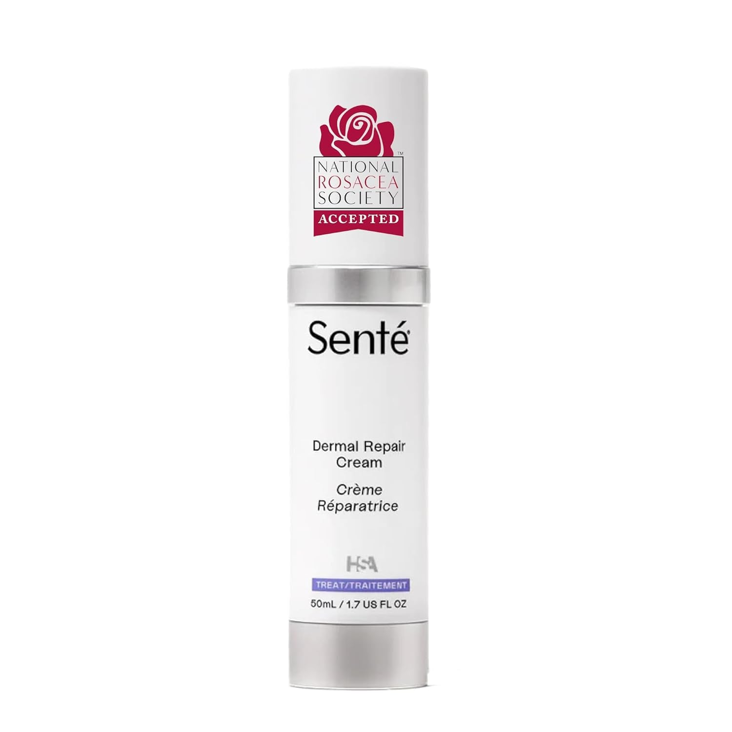 SENTÉ Dermal Repair Facial Cream – 50ml | Calms Redness, Repairs Skin Barrier & Hydrates Sensitive Skin