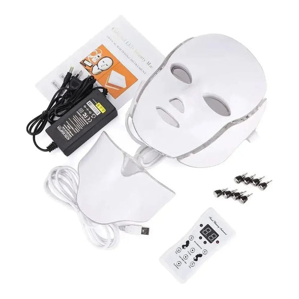 Foreverlily 7 Colors LED Facial Mask – Advanced LED Light Therapy for Radiant & Youthful Skin - Glam Global UKForeverlily