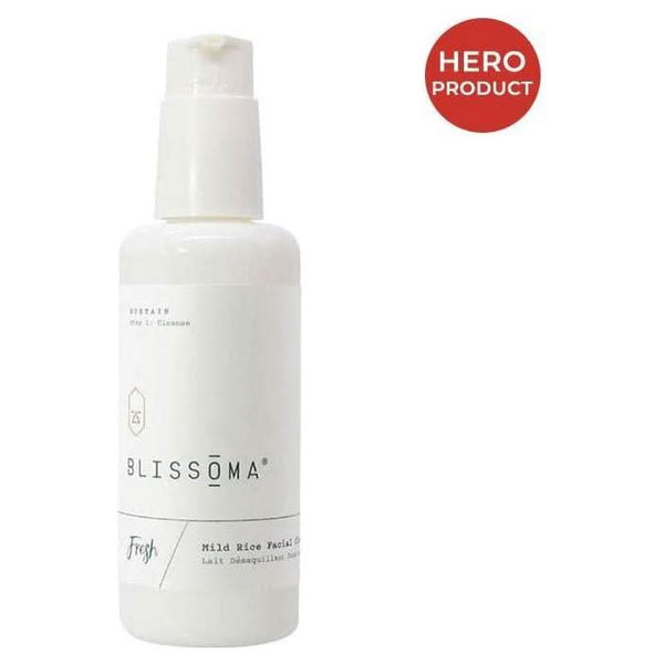 Blissoma Fresh Mild Rice Facial Cleanser - 120ml - Glam Global UKBlissoma