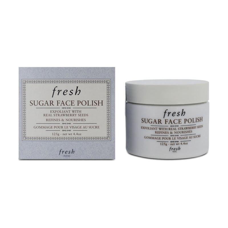 Fresh Sugar Face Polish Exfoliator with Real Strawberry Seeds 125g - Glam Global UK