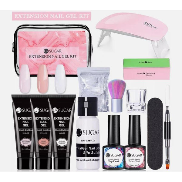 Full Manicure Kit for Crystal Acrylic Quick Extension Nails – Salon-Quality Finish at Home | Fast, Durable &amp; Customisable