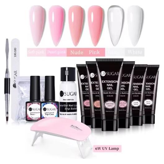 Full Manicure Kit for Crystal Acrylic Quick Extension Nails – Salon-Quality Finish at Home | Fast, Durable &amp; Customisable