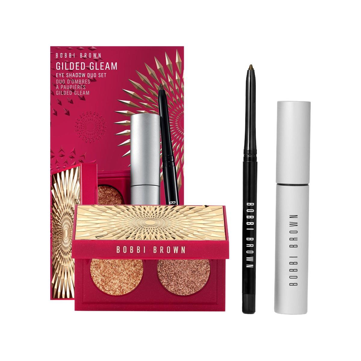 Gilded Gleam Eyeshadow, Eyeliner & Mascara Set - Glam Global UK