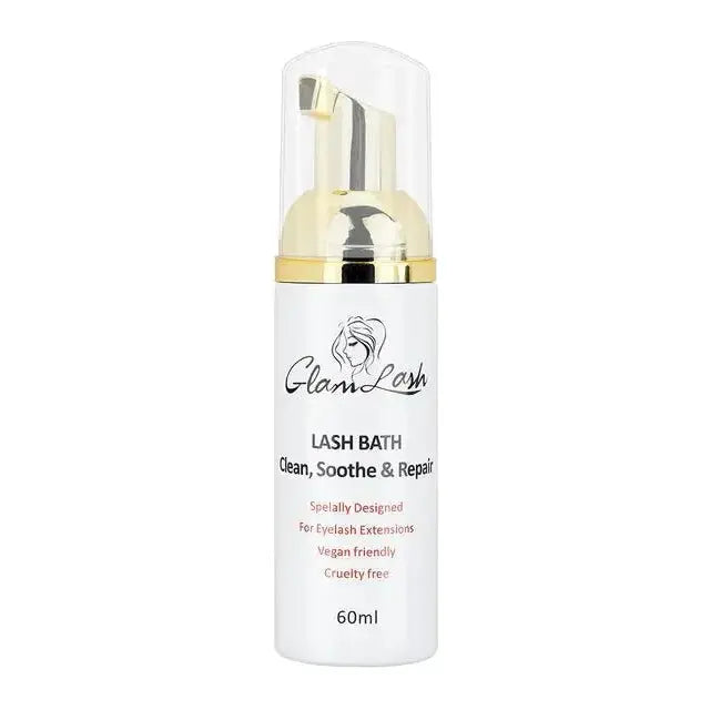 GLAMLASH 60ml Eyelash Foam Cleanser Shampoo - Glam Global UK