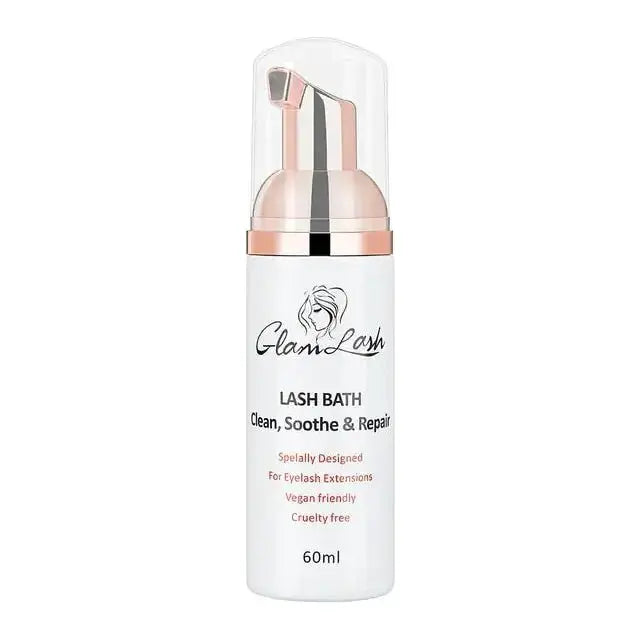 GLAMLASH 60ml Eyelash Foam Cleanser Shampoo - Glam Global UK