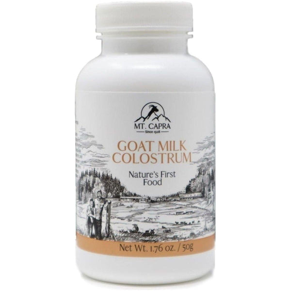 MT. CAPRA SINCE 1928 Goat Milk Colostrum - 50 Grams (2900 Mg per Serving) - Glam Global UKMT. CAPRA