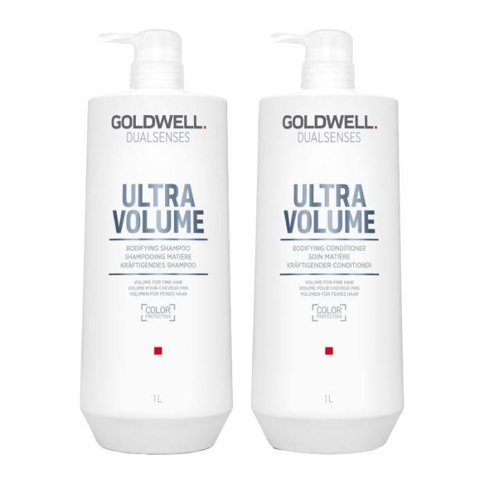 Goldwell Dualsenses Ultra Volume Bodifying 1000ml Duo Pack Shampoo & Conditioner - Glam Global UK