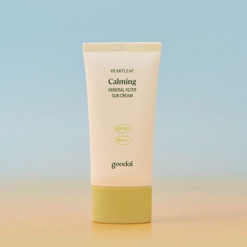 goodal Heartleaf Calming Mineral Filter Sun Cream 50ml SPF50+ PA++++ - Glam Global UK