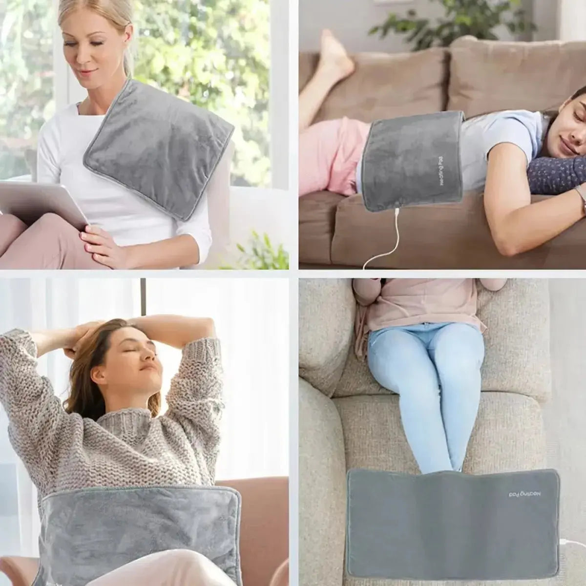 Graphene USB Heating Scarf Pad – Portable Body Relax Hot Compress - Glam Global UK