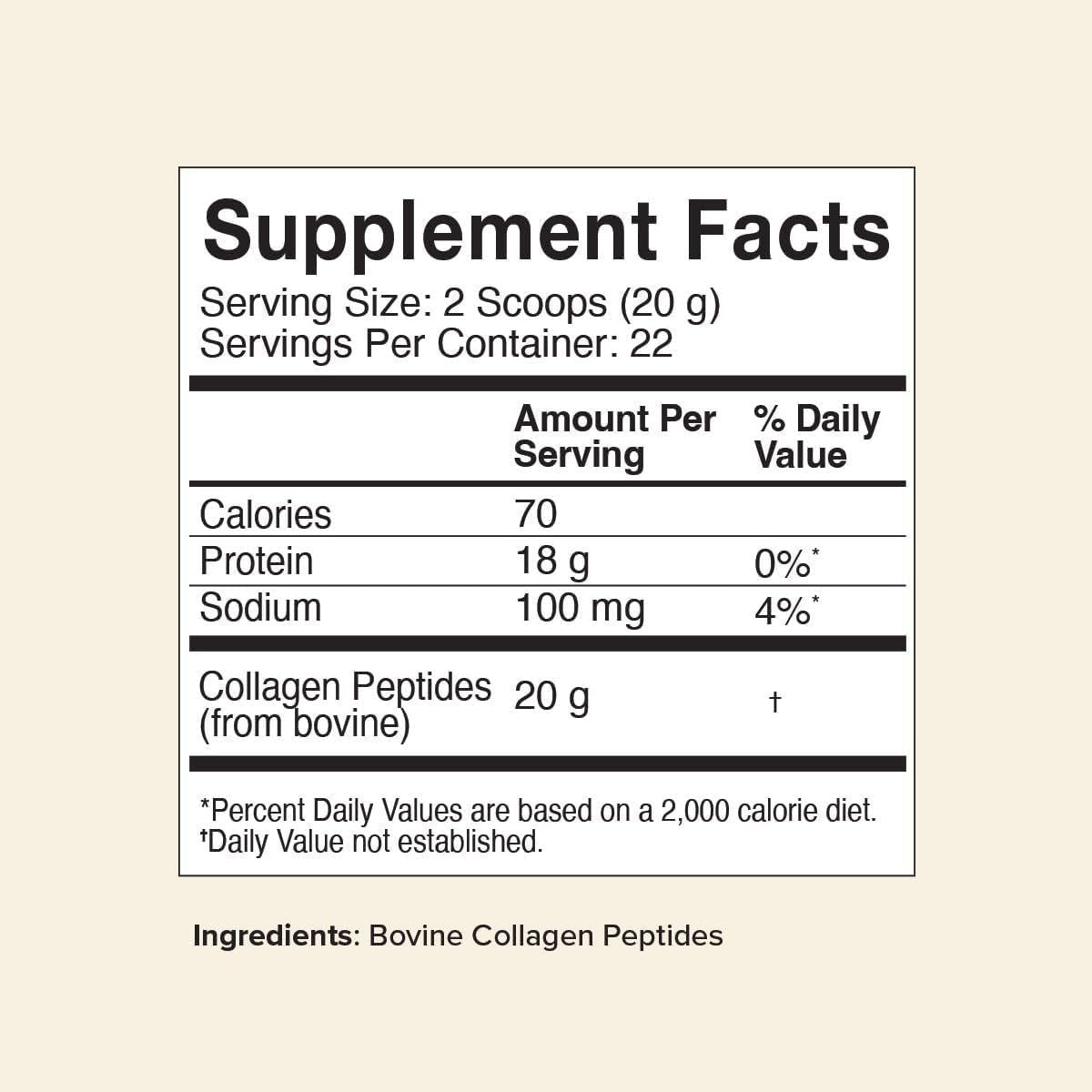 Great Lakes Wellness Collagen Peptides Powder 16 oz - 454 g - Glam Global UK