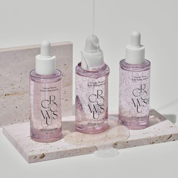 GROWUS Damage Therapy Scalp Scaling Ampoule - 50ml | Soothing & Hydrating Scalp Care - Glam Global UKGROWUS