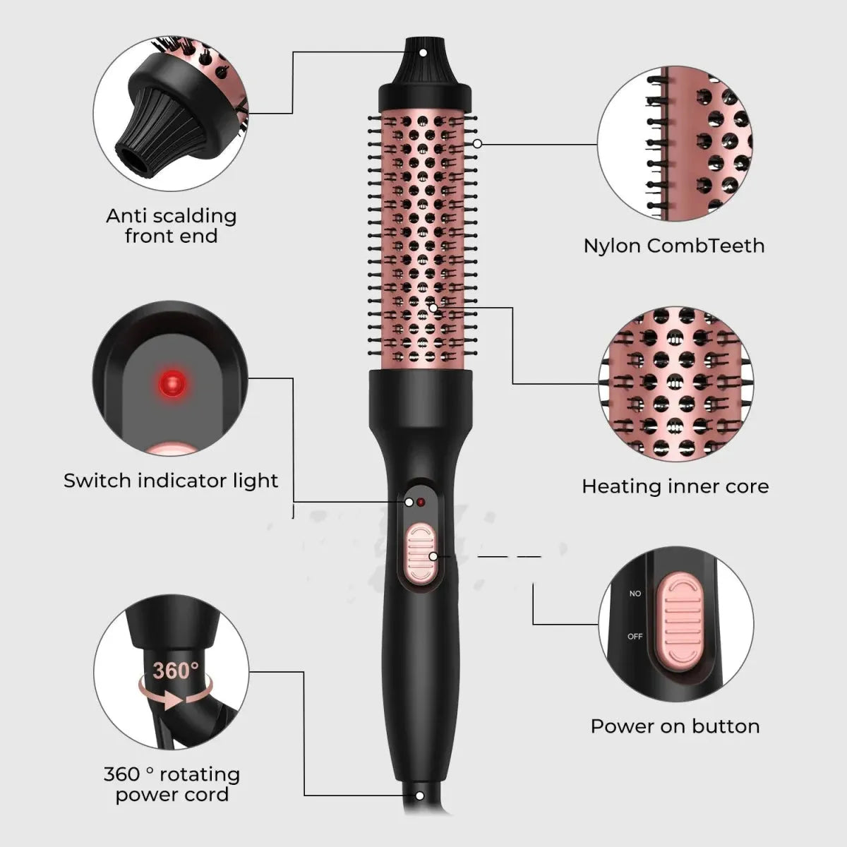 Hair Straightener And Curler Hair Dryer - Glam Global UKGlam Global UK