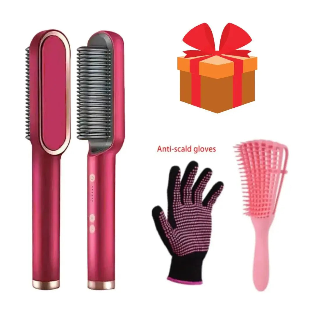 Hair Straightener Comb Set - Glam Global UK