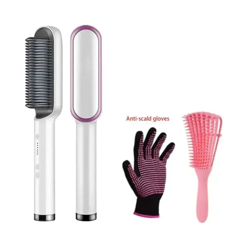 Hair Straightener Comb Set - Glam Global UK