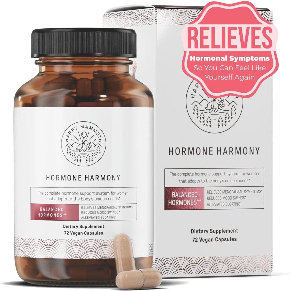 Happy Mammoth Hormone Harmony - 72 Count - Glam Global UK