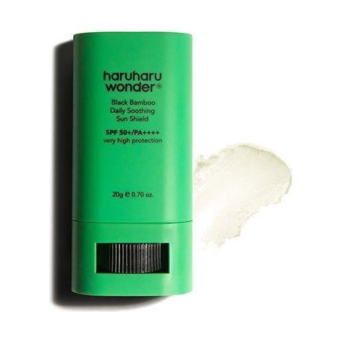 [haruharu wonder] Black Bamboo Daily Soothing Sun Shield SPF 50+ 20g - Glam Global UKharuharu wonder