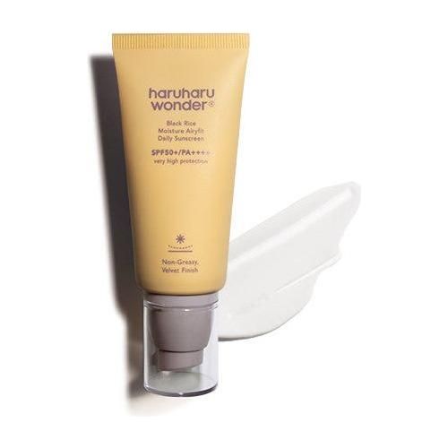 [haruharu wonder] Black Rice Moisture Airyfit Sunscreen SPF50+ 50ml - Glam Global UK