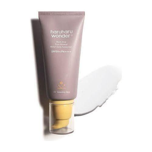 [haruharu wonder] Black Rice Pure Mineral Relief Daily Sunscreen SPF50+ 50ml - Glam Global UKharuharu wonder