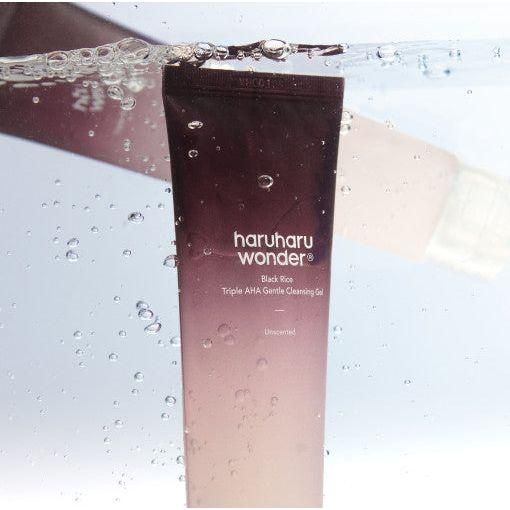 [haruharu wonder] Black Rice Triple AHA Gentle Cleansing Gel 100ml - Glam Global UK