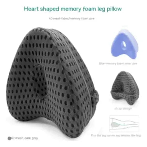 Heart - Shaped Memory Foam Leg Pillow - Glam Global UK