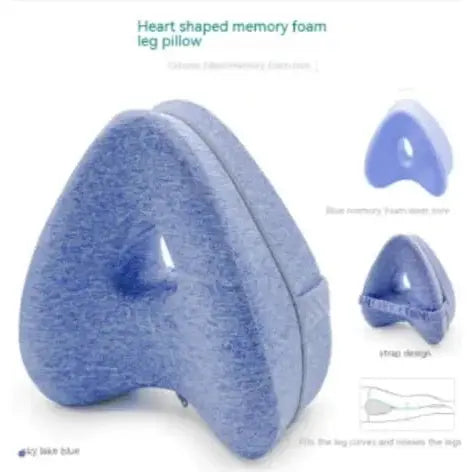 Heart - Shaped Memory Foam Leg Pillow - Glam Global UK