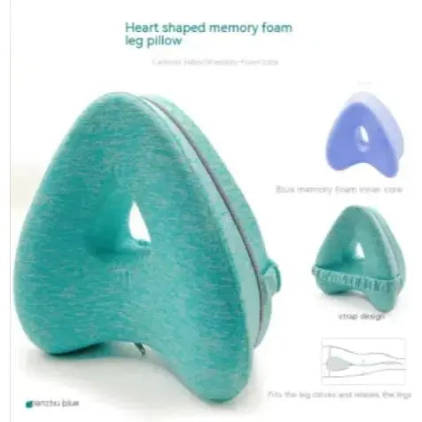 Heart - Shaped Memory Foam Leg Pillow - Glam Global UK