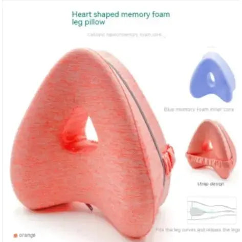 Heart - Shaped Memory Foam Leg Pillow - Glam Global UK